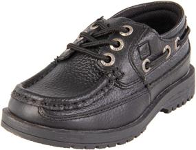img 4 attached to 👟 Sperry Mini Boat Lug 3-Eye Boat Shoe for Toddlers, Kids, and Teens