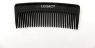 men's beard comb - extra-wide teeth for beard and mustache - sturdy and durable logo