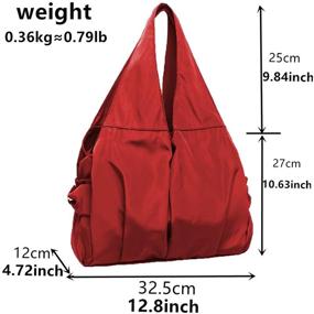 img 3 attached to Shoulder Handbag Capacity Water Resistant Shopper