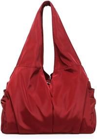 img 4 attached to Shoulder Handbag Capacity Water Resistant Shopper