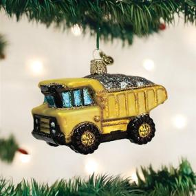 img 3 attached to 🚚 Vintage-inspired Handblown Glass Ornament: Toy Dump Truck (44085)