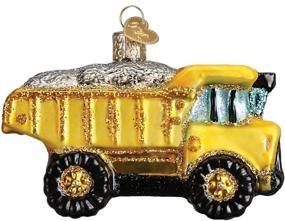 img 2 attached to 🚚 Vintage-inspired Handblown Glass Ornament: Toy Dump Truck (44085)