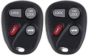 img 1 attached to 🔑 ECCPP Бесключевой пульт управления замками, замена на Buick, GMC, Pontiac, Saturn, Oldsmobile, Cadillac серия Escalade ABO1502T (2 шт. в комплекте)