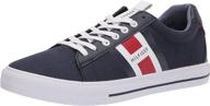 stylish tommy hilfiger tmranker cognac sneaker: men's shoes and fashion sneakers logo