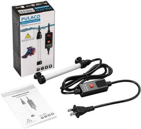 img 3 attached to 🐠 PULACO 50W Mini Aquarium Heater with External Controller, LED Temperature Display, and Adjustable Submersible Thermostat – Ideal for Betta Fish Tank