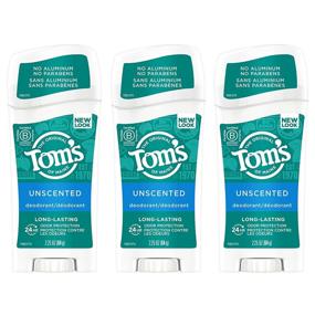 img 4 attached to 🌿 Tom's of Maine Long-Lasting Aluminum-Free Natural Deodorant for Women, Unscented, 2.25 oz. 3-Pack (Packaging May Vary): A Reliable Odor Protection Choice