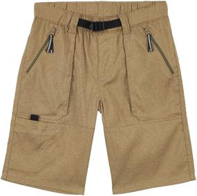 img 4 attached to 🌳 Exploring the Outdoors in Style: Wrangler Midnight Heather Boys' Straight Outdoor Shorts