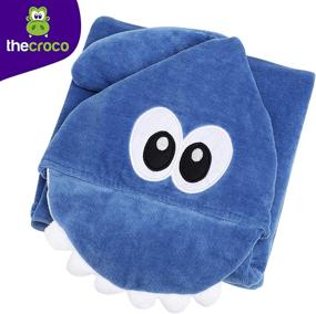 img 3 attached to 👑 TheCroco Premium Hooded Towel: Elevating Your Kids' Home Store Experience