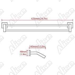 img 3 attached to Alise GK9009 B Bathroom 24 Inch Stainless