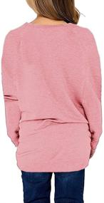 img 2 attached to 👚 Cicy Bell Sleeve Crewneck Pullover for Girls | Clothing, Tops, Tees, and Blouses