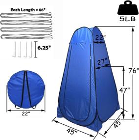 img 3 attached to Портативная пеленальная ванна в наличии OUTDOOR005 BLUE