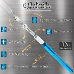img 2 attached to 🔪 DIYSELF Precision Carving Craft Knife Hobby Kit: Upgrade Your Art with 40 Spare Blades for Scrapbooking, Stencil and More!