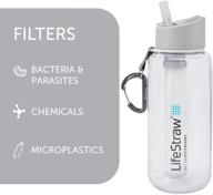lifestraw go water filter bottle with 2-stage integrated filter straw for hiking lab & scientific products logo