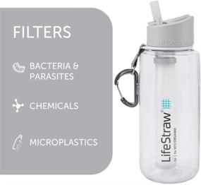 img 4 attached to 🌱 LifeStraw Go Water Filter Bottle - 2-Stage Integrated Filter Straw for Hiking, Lab & Scientific Use
