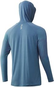 img 1 attached to HUK Waypoint Hoodie Performance Long Sleeve Men's Clothing and Active