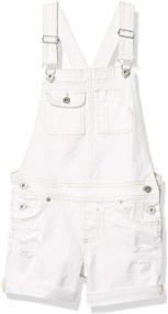 img 4 attached to 👧 Lucky Brand Girls Shortall Essie: Stylish Girls' Clothing for Jumpsuits & Rompers