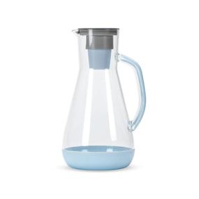 img 4 attached to 💧 Hydros 64oz Water Filter Pitcher: Fast Flo Tech, Quick 60 Second Fill-Up, 8 Cup Capacity, BPA Free - Blue