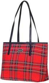 img 3 attached to 👜 Stylish Signare Tapestry Shoulder Bag Tote Bag for Women - Red Royal Stewart Tartan Design (COLL-RSTT)