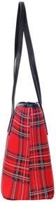 img 2 attached to 👜 Stylish Signare Tapestry Shoulder Bag Tote Bag for Women - Red Royal Stewart Tartan Design (COLL-RSTT)