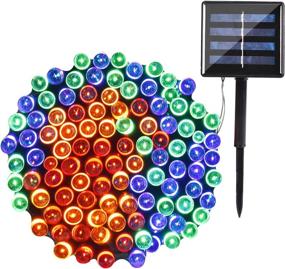 img 4 attached to 🌈 Multicolor Solar String Lights Outdoor - 78.8FT 200 LED Solar Christmas Lights with 8 Lighting Modes for Indoor/Outdoor Garden, Patio, Backyard, Xmas, Wedding Party, Camping Decor