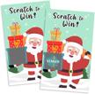 christmas scratch cards holiday events logo