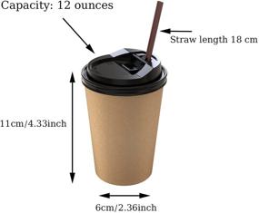 img 3 attached to MANSHU Disposable Coffee Straws Beverages