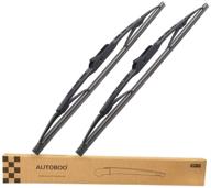 🚗 high-quality autoboo replacement wiper blades for wrangler tj (1997-2006) - set of 2 blades, 13 inch logo