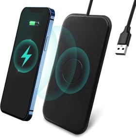 img 4 attached to 🔌 JADJ Wireless Charger, 10W Max Qi-Certified Fast Charging Pad (No AC Adapter) for iPhone SE, 11, 11 Pro, 11 Pro Max, Xs Max, XR, XS, X, 8, 8 Plus, AirPods, Samsung Galaxy S20 S10 S9 S8, Note 10 9 8