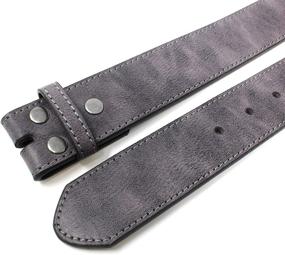 img 3 attached to Classic Leather Vintage Distressed Texture Brown M Men's Belts: Timeless Accessories for Style-Conscious Men