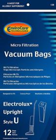 img 3 attached to 🧹 12-Pack EnviroCare Micro Filtration Vacuum Cleaner Dust Bags for Electrolux Upright Style U & ProTeam Prolux, ProCare & ProForce Uprights