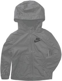 img 1 attached to Nike Toddler Fleece Repellent Raincoat