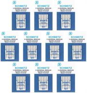 🧵 high-quality 90/14 schmetz universal sewing machine needles - 10 cards in a box logo