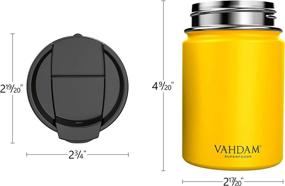 img 3 attached to ☕ VAHDAM 8.8oz/260ml Stainless Steel Tumbler - Yellow, Vacuum Insulated Coffee Mug Double Wall, Sweat-Proof Sipper Tumbler with Lid for Hot and Cold Drinks, Travel Coffee Sports Tumbler with Enhanced SEO