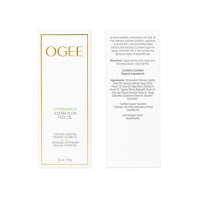 img 2 attached to 🌿 Organic & Natural Jojoba Glow Face Oil: Moisturizing Facial Treatment (30ml) | Ogee