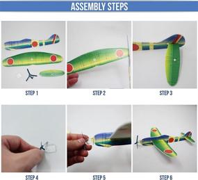 img 1 attached to Flying Gliders Airplane ✈️ Toys: Experience Endless Fun with TWIDDLERS!