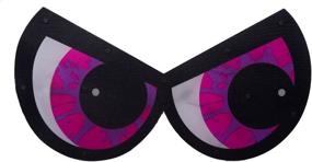 img 3 attached to 👀 Halloween Spooky Eyes Suction Window Decoration - Purple: Create Spine-Chilling Ambiance!