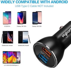 img 1 attached to ⚡️ High-Speed Dual USB Car Charger: 39W 12V Fast Charging Adapter for Android, Samsung Galaxy, iPhone, iPad, LG Sony, and more!