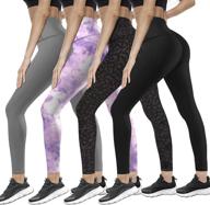 pack leggings women see through athletic sports & fitness for team sports logo