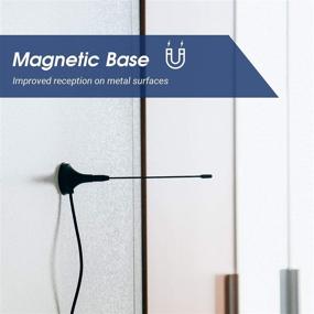 img 1 attached to 📺 August DTA180 HDTV Antenna: Portable Mini Digital Aerial with Magnetic Base for Optimal TV Reception