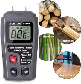 img 1 attached to 🔥 Enhance Fire Safety & Furniture Quality with Digital Moisture Tester for Firewood