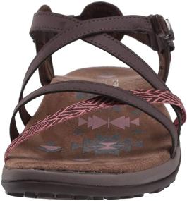 img 3 attached to 👡 Skechers Women's Strappy Slingback Reggae Slim-Staycation: Stylish and Comfortable Outdoor Sandals