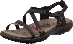 img 4 attached to 👡 Skechers Women's Strappy Slingback Reggae Slim-Staycation: Stylish and Comfortable Outdoor Sandals