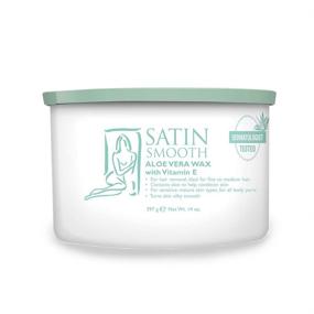 img 4 attached to 🪒 Aloe Vera Hair Removal Wax - Satin Smooth 14oz.