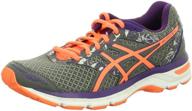 asics women's gel excite running shoes in black - optimized for women's footwear logo