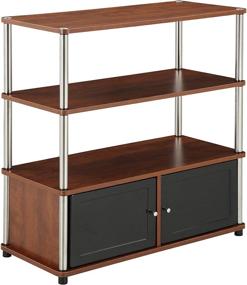 img 3 attached to 🍒 Cherry Designs2Go Highboy TV Stand by Convenience Concepts