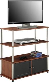 img 2 attached to 🍒 Cherry Designs2Go Highboy TV Stand by Convenience Concepts