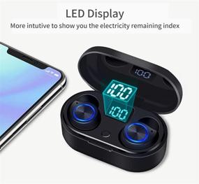 img 4 attached to 🎧 Oternal Rechargeable Wireless Earbuds with Charging Case - Bluetooth, LED Power Display, Smart Touch and Connect, HiFi Sound and Smart Noise Reduction, Automatic Pairing