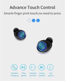 img 2 attached to 🎧 Oternal Rechargeable Wireless Earbuds with Charging Case - Bluetooth, LED Power Display, Smart Touch and Connect, HiFi Sound and Smart Noise Reduction, Automatic Pairing