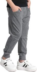 img 2 attached to 👖 BASELE Fashion Sweatpants - Athletic Drawstring Boys' Clothing and Bottoms