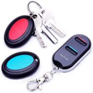 🔑 vodeson keytag key finder - устройство для поиска ключей, управление с помощью пульта дистанционного управления, удобное для пожилых, устройство для поиска ключей с свистком для телефона, набор для отслеживания предметов - 1 передатчик rf и 2 приемника логотип